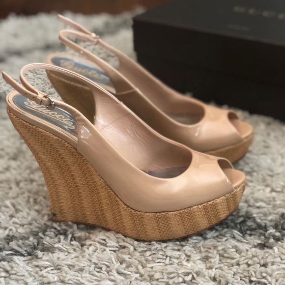 Gucci patent leather wedges - Picture 5 of 6